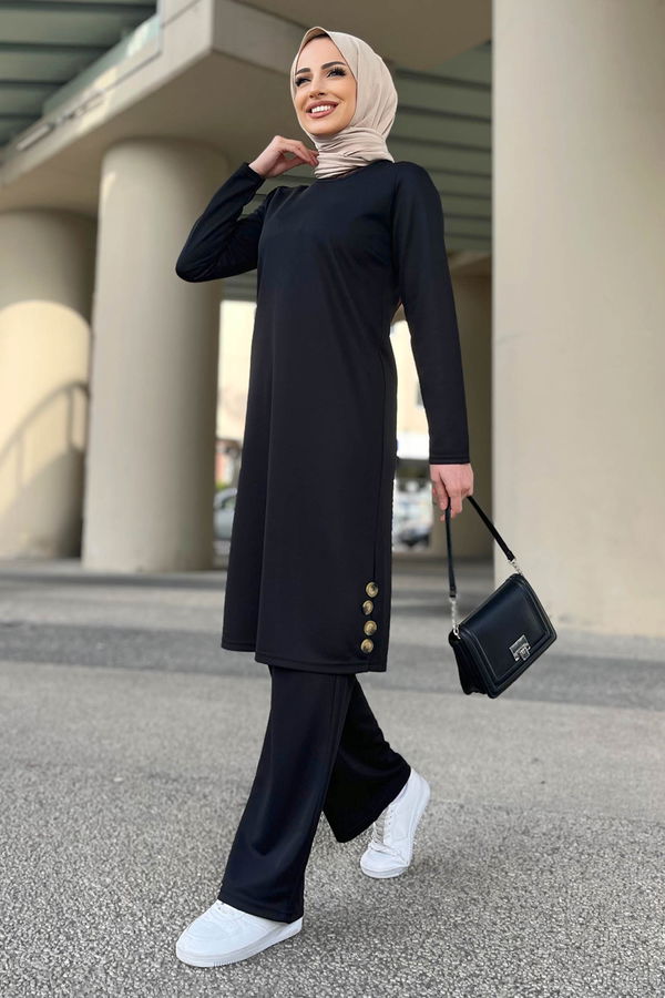 Tunik Pantolon Siyah - 11357