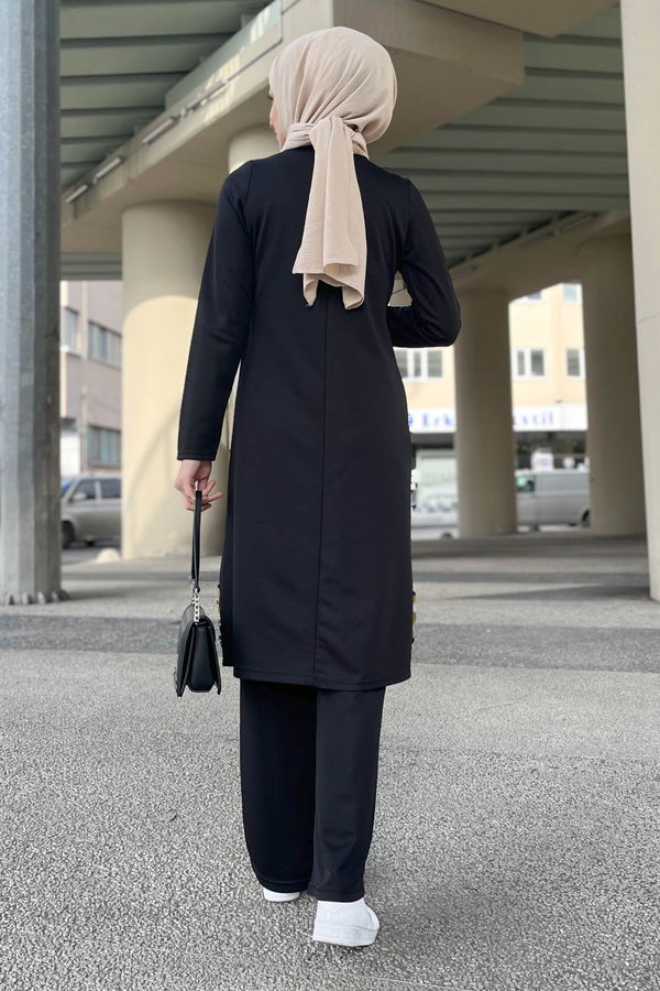 Tunik Pantolon Siyah - 11357