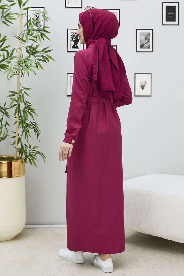 Elbise Bordo - 10301 BORDO
