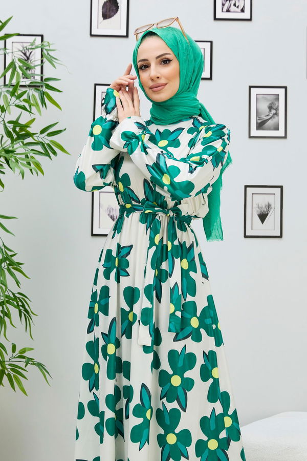 Elbise Yeşil - 10366