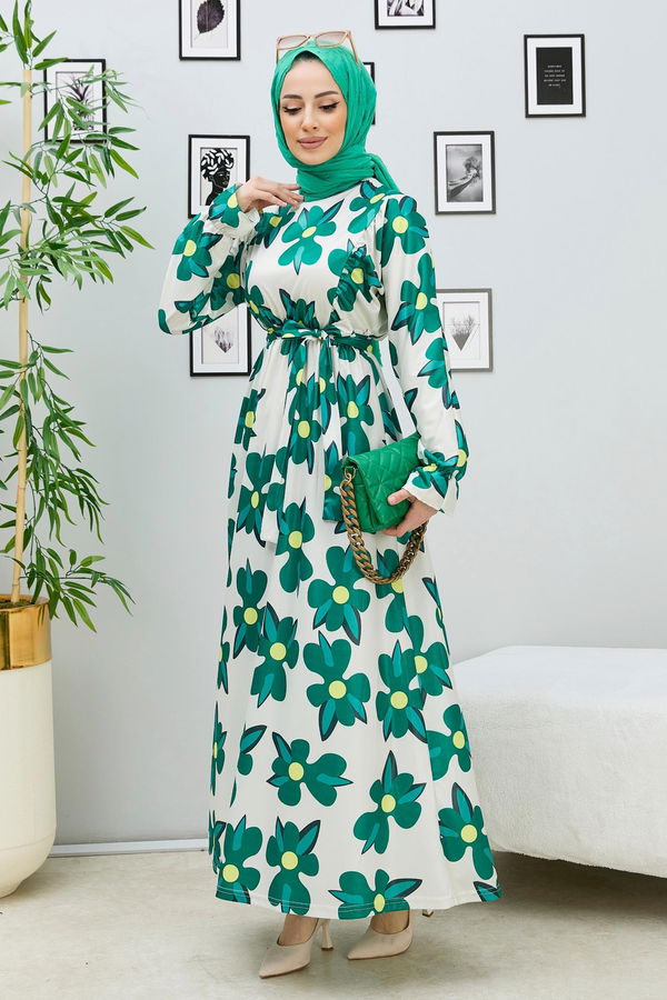 Elbise Yeşil - 10366