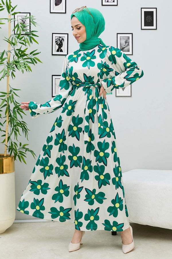 Elbise Yeşil - 10366