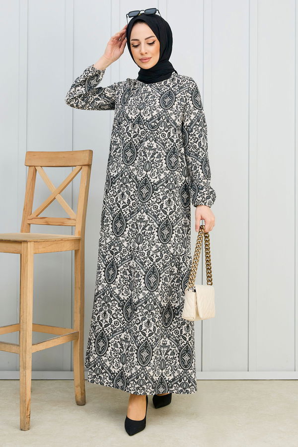 Elbise Siyah - 10380 SİYAH