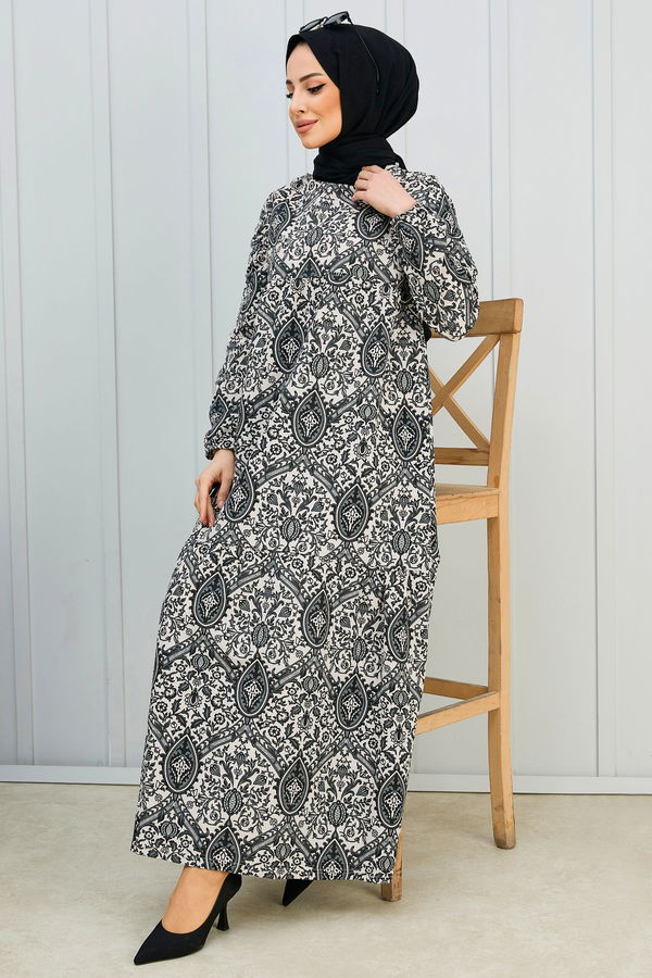 Elbise Siyah - 10380 SİYAH
