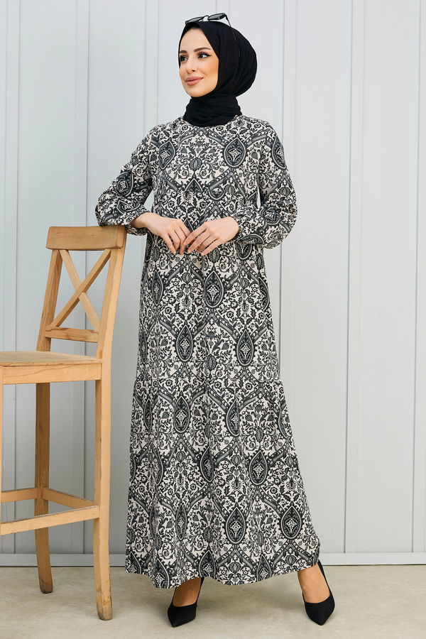 Elbise Siyah - 10380 SİYAH
