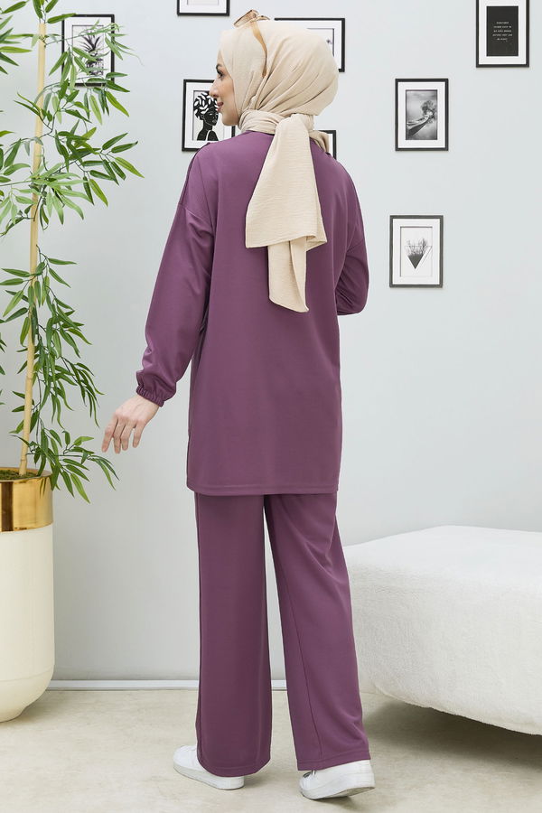 Tunik Pantolon Lila - 11055