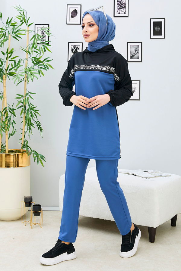 Tunik Pantolon Mavi - 11058