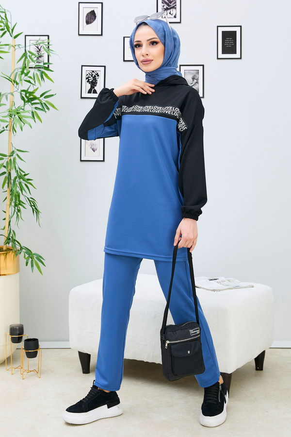 Tunik Pantolon Mavi - 11058