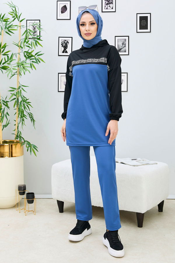 Tunik Pantolon Mavi - 11058