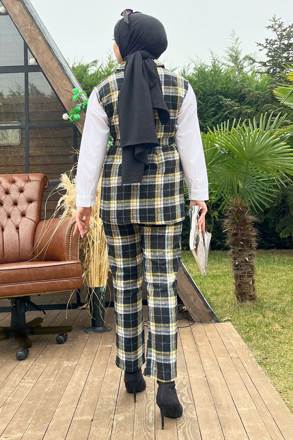 Yelek+Pantolon Sarı - 11332