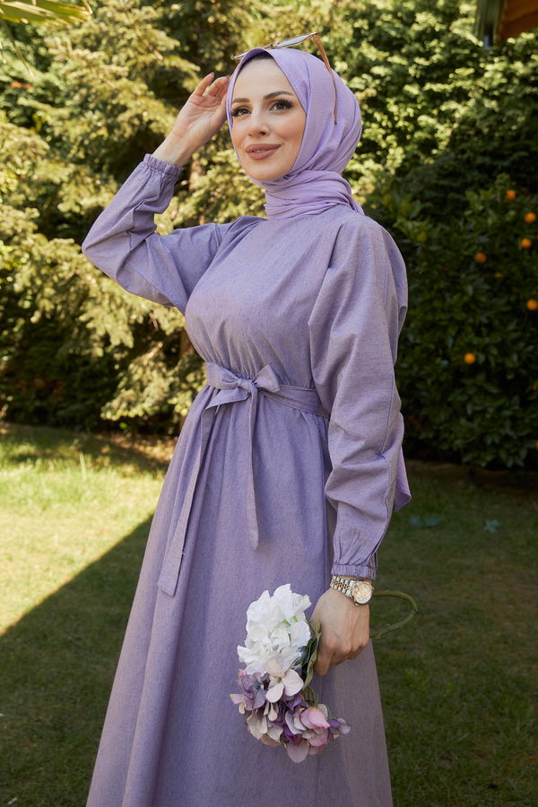 Elbise Lila - 11413