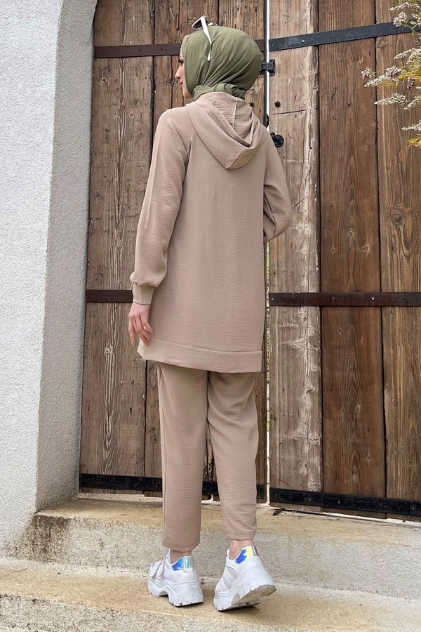 Tunik+Pantolon Vizon - 11497 VİZON
