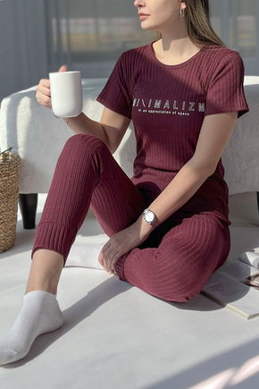 Eşofman Takımı Bordo - 22095