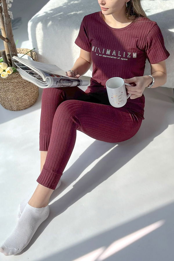 Eşofman Takımı Bordo - 22095