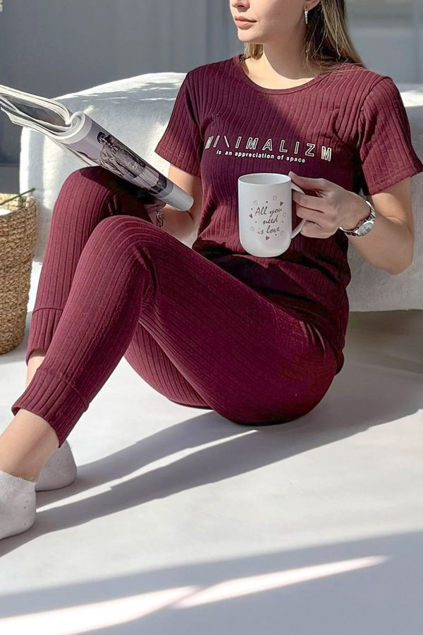Eşofman Takımı Bordo - 22095