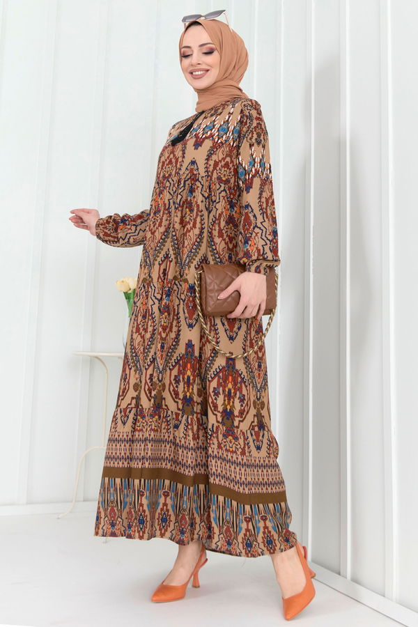 Elbise Kahverengi - 22256