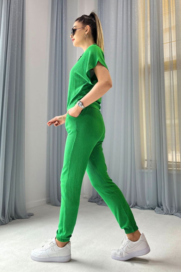 Bluz+Pantolon Yeşil - 22336