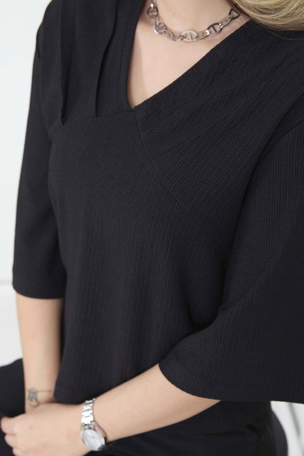 Bluz+Pantolon Siyah - 22339 SİYAH