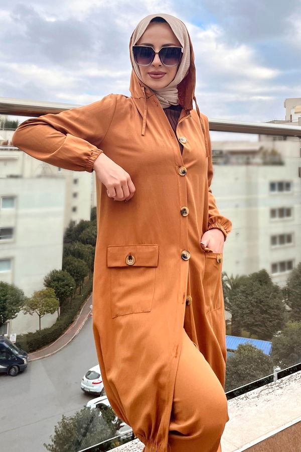 Tunık Pantolon Taba - 3574 TABA