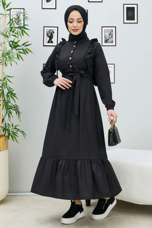Elbise Siyah - 3598 SİYAH