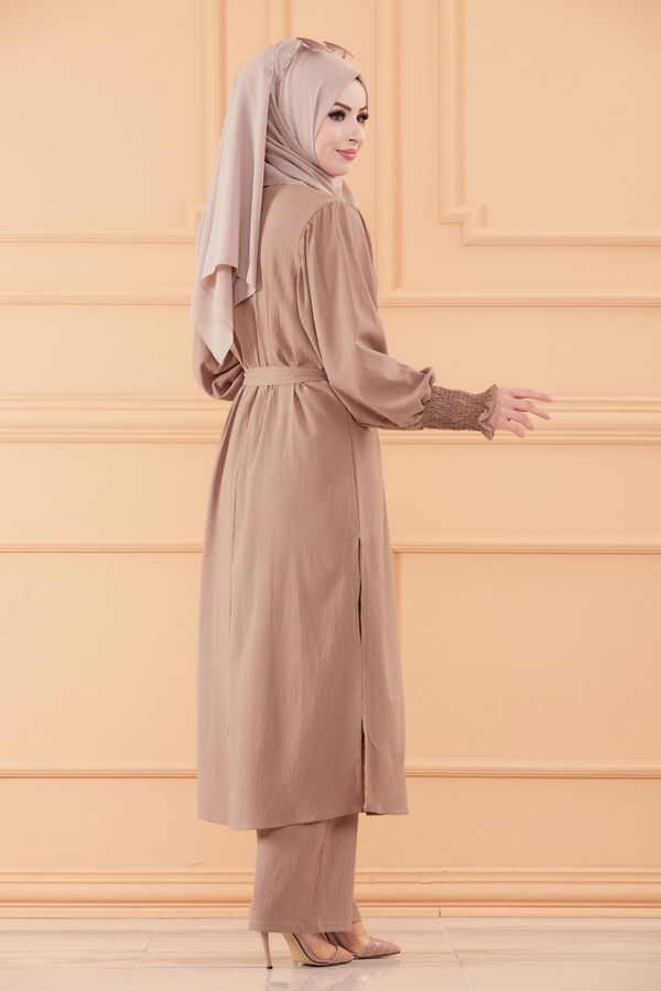 Tunık Pantolon Bej - 3678