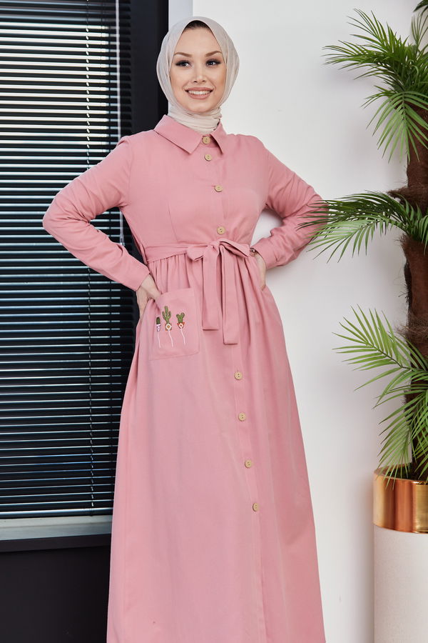 Elbise Pembe - 10301 PEMBE
