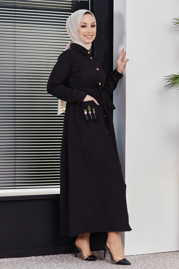 Elbise Siyah - 10301