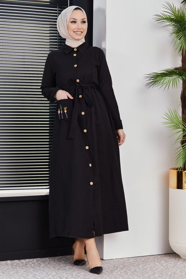 Elbise Siyah - 10301