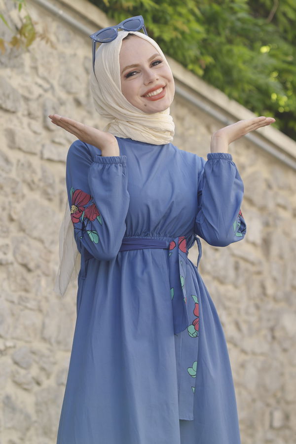 Elbise Mavi - 10315 MAVİ