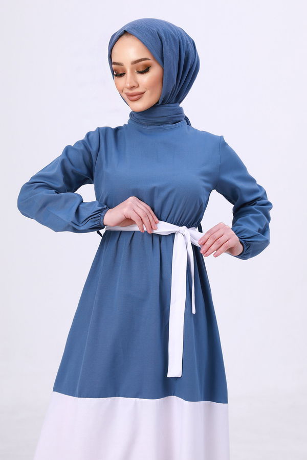 Elbise Mavi - 10347
