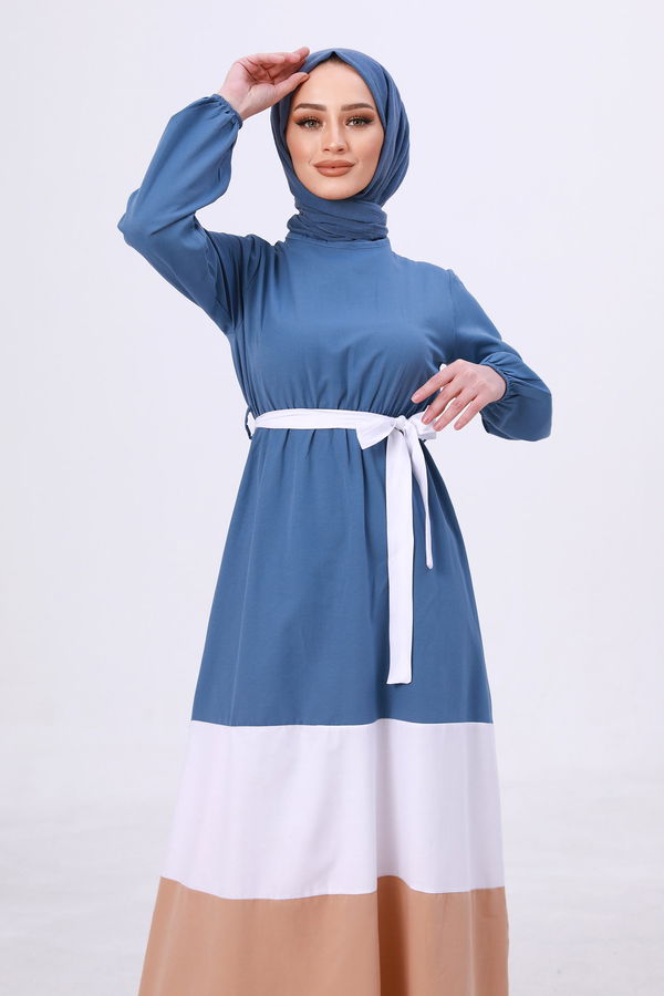 Elbise Mavi - 10347
