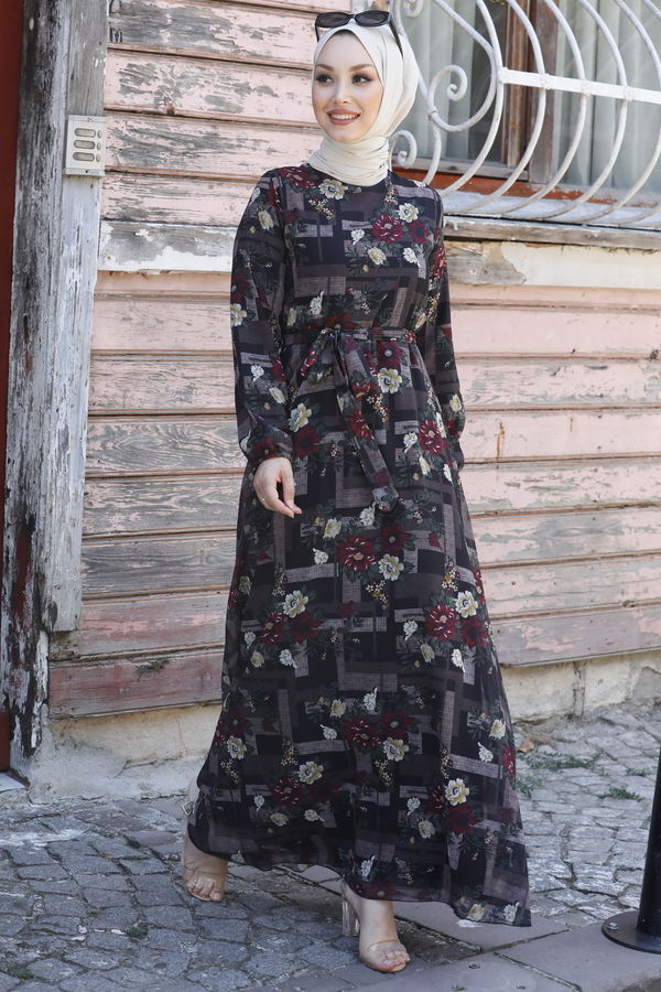 Elbise Siyah - 10352 SİYAH