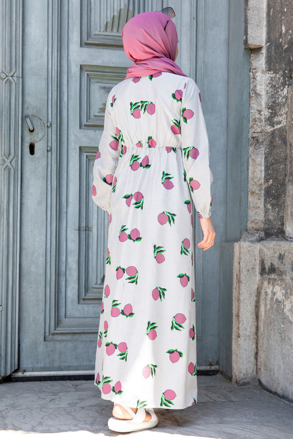 Elbise Fuşya - 10356