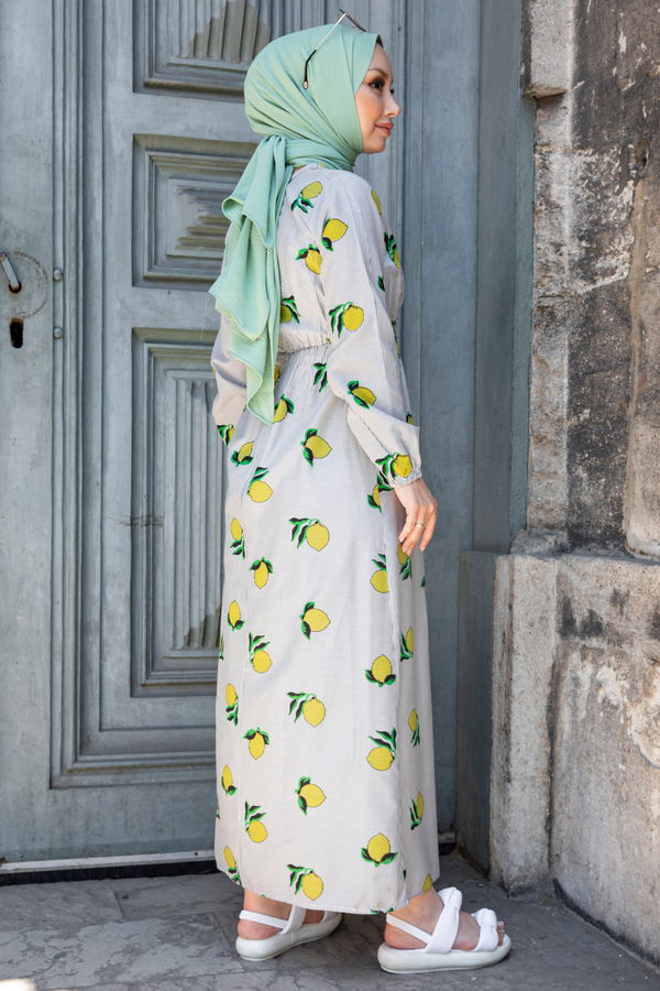 Elbise Sarı - 10356 Sarı