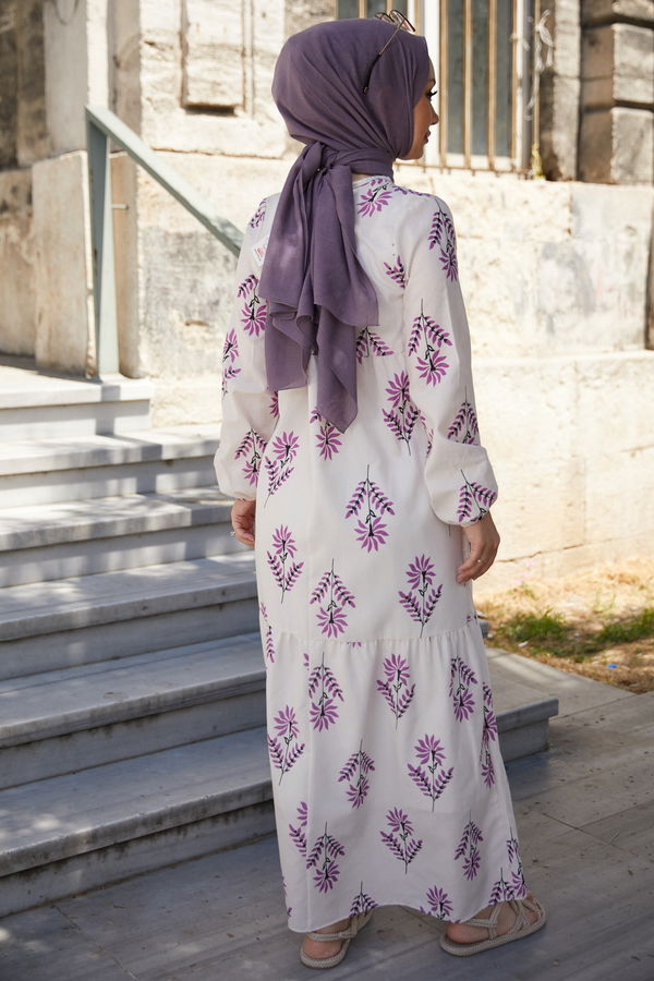 Elbise Fuşya - 10363
