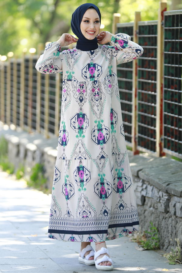Elbise Lacivert - 10369