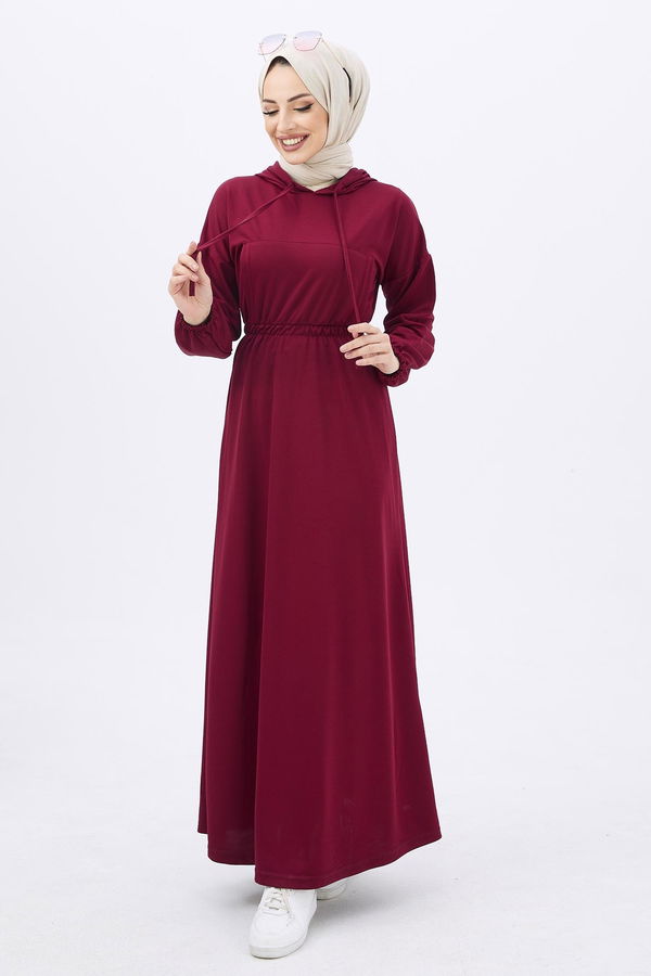 Elbise Bordo - 11020