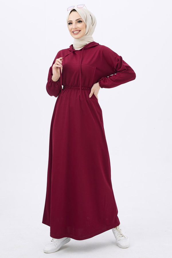 Elbise Bordo - 11020