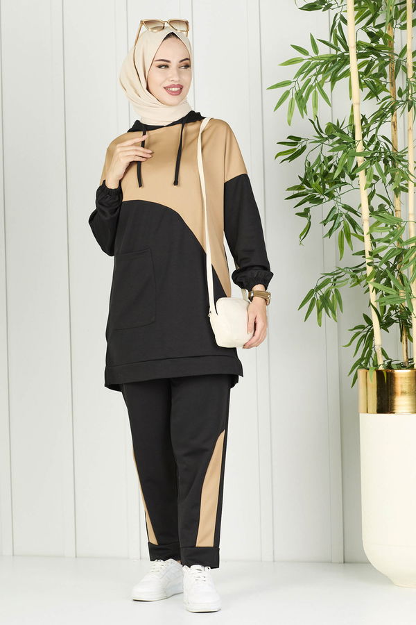 Tunik Pantolon Bej - 11022
