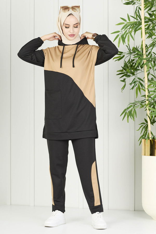 Tunik Pantolon Bej - 11022