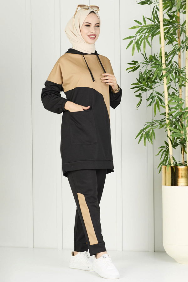 Tunik Pantolon Bej - 11022