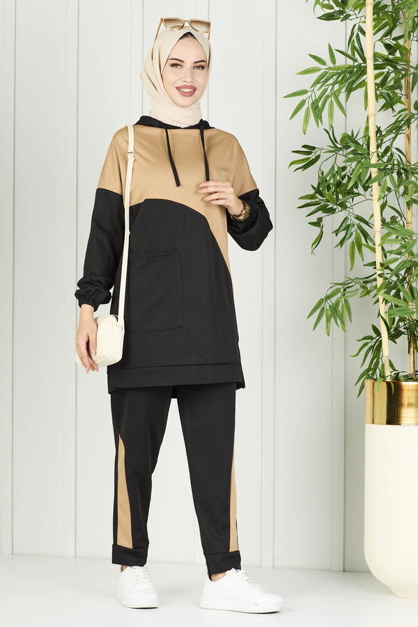Tunik Pantolon Bej - 11022