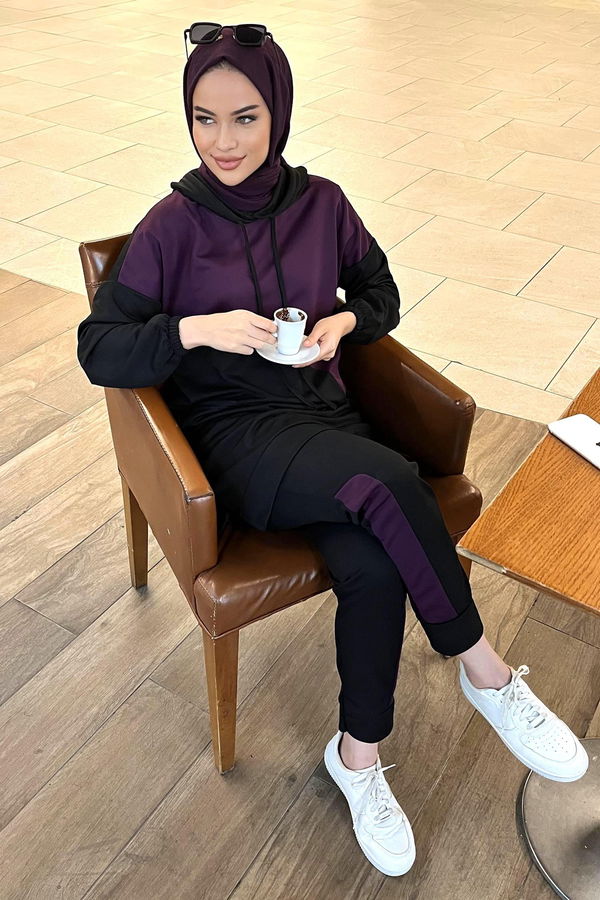 Tunik Pantolon Mor - 11022