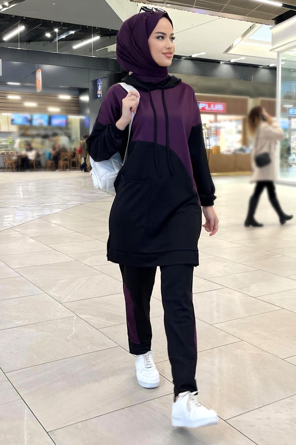 Tunik Pantolon Mor - 11022