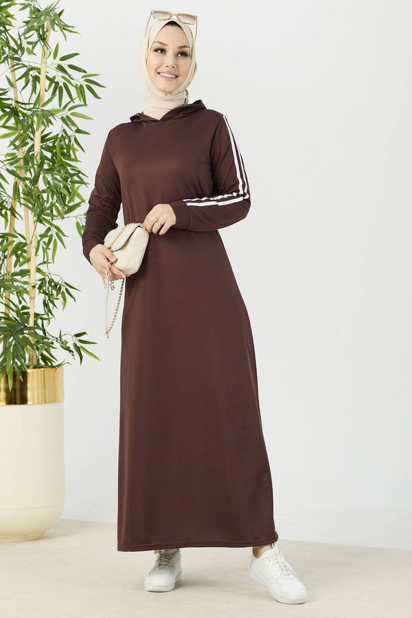 Elbise Kahverengi - 11048