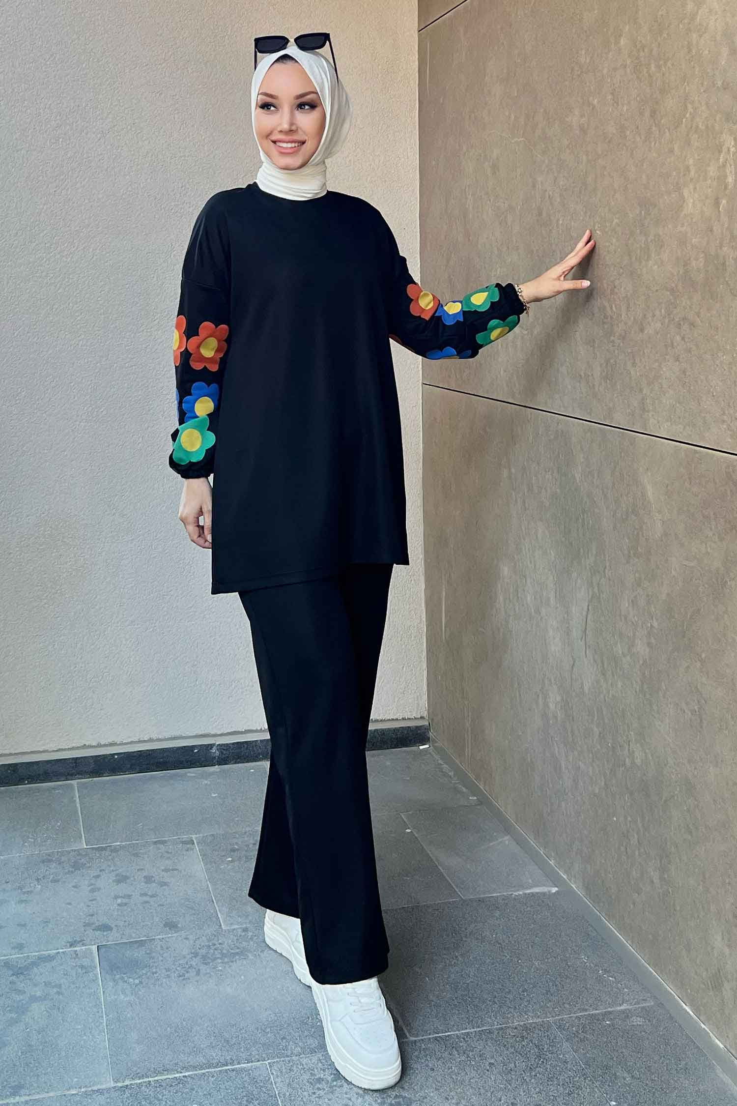 Tunik Pantolon Siyah - 11090