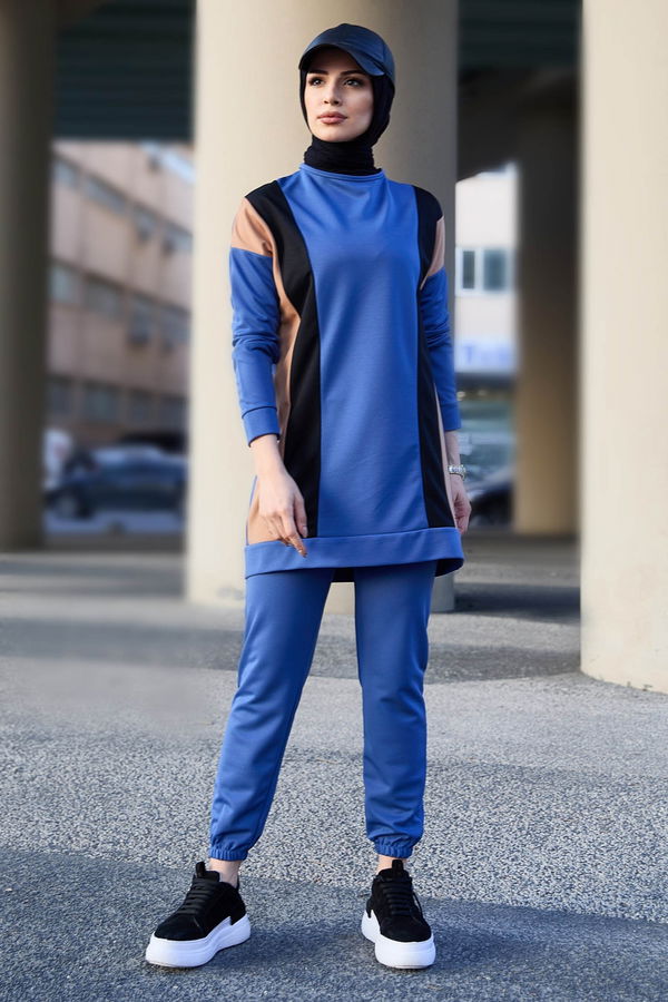 Tunik Pantolon Mavi - 11302