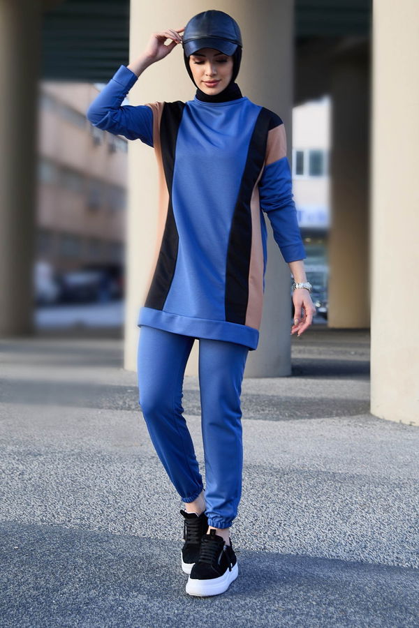 Tunik Pantolon Mavi - 11302