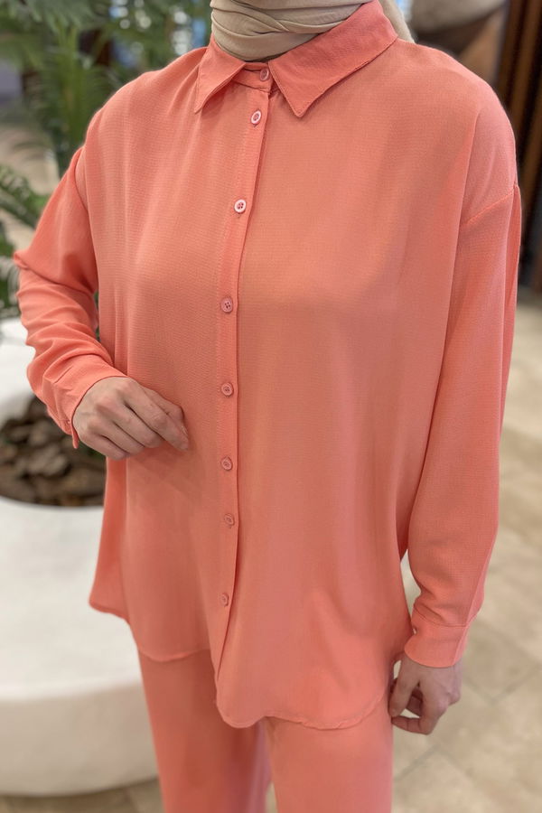 Tunik+Pantolon Lila - 11339
