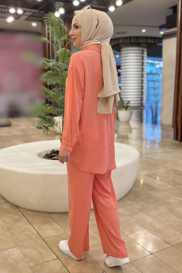 Tunik+Pantolon Lila - 11339